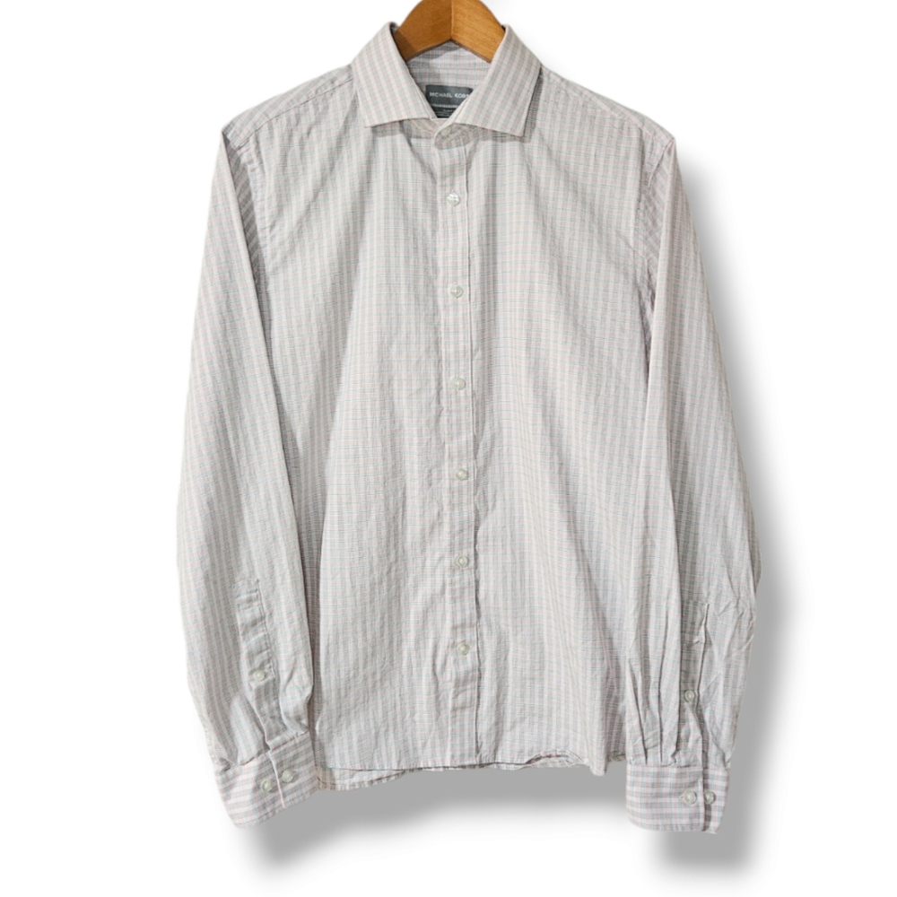 📌3for$10 Michael Kors Men's Size 16 34/35 Size L Dress Shirt Button Down Shirt